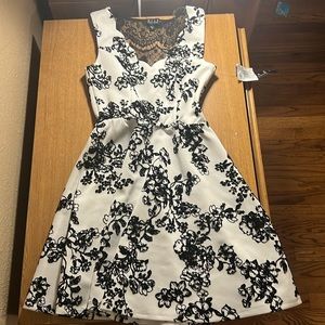 Black and white dress